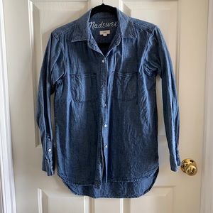 Madewell Chambray Top